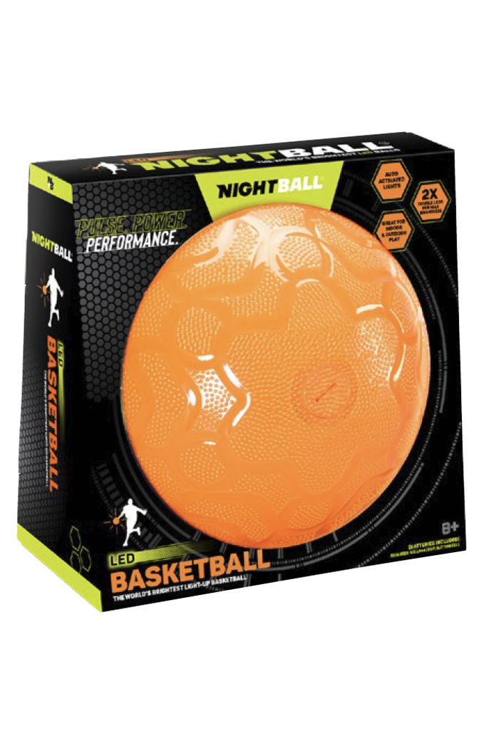 Nachtball Orange Basketball