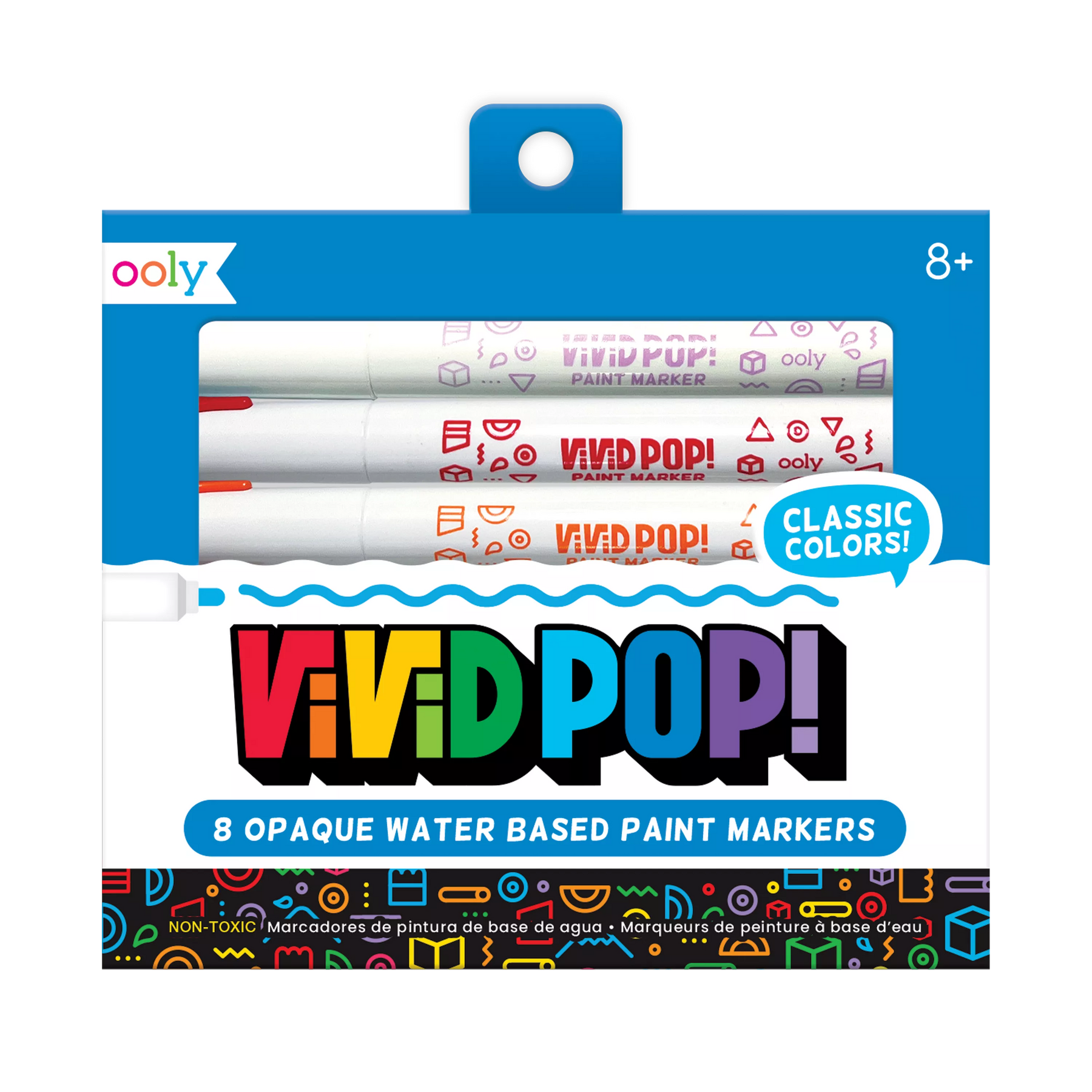 Vivid Pop! Wasserbasierte Farbstifte - 8er-Set